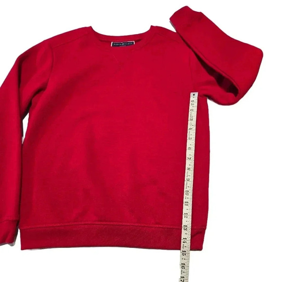 Women's Red Crewneck Sweatshirt - size pp - Picture 6 of 13